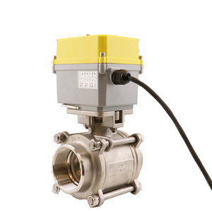 Vanne à boisseau sphérique bidirectionnelle à couple élevé en acier inoxydable SS304, actionneur à boule marche/arrêt - Product Image 5