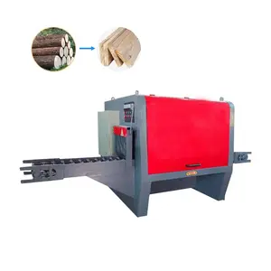 Automatic Wood Cutting Machine Wood Log Sawing Machine Multi Blade Wood Saw Machine