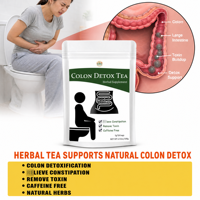 Thé Détoxifiant du Côlon, Soulagement de la Constipation, Thé aux Herbes Naturelles, Nettoyage Intestinal, Soutien à la Digestion, Sachets de Thé Sans Caféine
