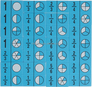Tarjetas de <span class=keywords><strong>Fracciones</strong></span> Educativas de Espuma EVA |   Juguetes de aprendizaje de matemáticas prácticos para el aula y la escuela en casa - Product Image 6