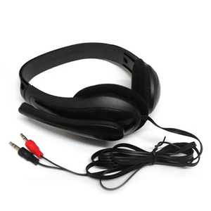 Casque audio supra-auriculaire avec microphone intégré, filaire 3,5 mm, pour appels téléphoniques et musique - Product Image 2