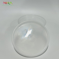 Vente en gros de boîtes à lunch en plastique biodégradable jetables, récipients transparents avec couvercles, sans danger pour les aliments et respectueux de l'environnement
