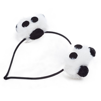 Npk — Kits de cheveux pour tête de Panda, attaches pour cheveux, bandeau, poupée en peluche, pince à cheveux, nouvelle collection