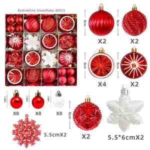 Adornos Navideños Surtidos en Forma de Estrella, Electrochapados en Oro Rosa, Decoración Colgante para Fiestas - Product Image 5