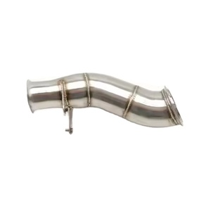 CARLET DESIGN 4 "SS Turbo Downpipe Passend für BMW 2013/07 M135i/<span class=keywords><strong>xi</strong></span> M235i/<span class=keywords><strong>xi</strong></span> 435i/<span class=keywords><strong>xi</strong></span> 335i/<span class=keywords><strong>xi</strong></span> M2 N55 F30/20 - Product Image 1