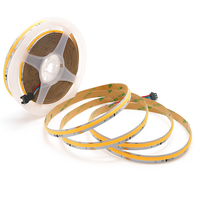 Bande LED COB Flexible de Haute Qualité WS2811 avec Contrôleur Tactile 24V 10mm 360 LED Effet Eau Courante et Chasing