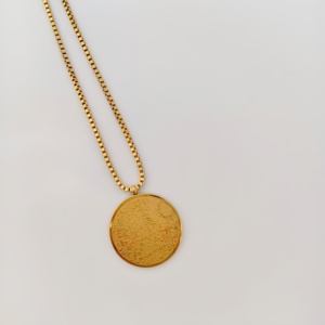 <span class=keywords><strong>Ayatul</strong></span> <span class=keywords><strong>Kursi</strong></span> islamique Eid arabe Pvd enduit en acier inoxydable bijoux collier et Bracelet ensemble breloques coran chaise étanche - Product Image 5