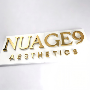 Enseigne personnalisée pour magasin, intérieur/extérieur, lettres 3D en métal, enseigne pour salon de manucure, logo mural LED, enseigne 3D pour la décoration de boutique - Product Image 5