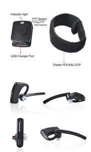 Wireless Walkie Talkie Bluetooth PTT Headset Earpiece for Kenwood Microphone Headset Adapter for <span class=keywords><strong>Baofeng</strong></span> UV-5R UV-82 Earphone - Product Image 6