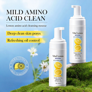 Limpiador Facial de Aguacate de Marca Privada OEM con Ácido Hialurónico, Vitamina C y Aminoácidos, Espuma Limpiadora Facial con Cepillo de Silicona Integrado - Product Image 4