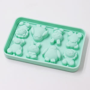 Molde <span class=keywords><strong>de</strong></span> Silicona <span class=keywords><strong>de</strong></span> Alta Calidad para Piruletas <span class=keywords><strong>con</strong></span> Diseño <span class=keywords><strong>de</strong></span> Cabezas <span class=keywords><strong>de</strong></span> Animales <span class=keywords><strong>de</strong></span> 8 Orificios Herramienta para Hacer <span class=keywords><strong>Chocolate</strong></span> y Dulces a Mano DIY - Product Image 3