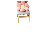 Nouvel oreiller en peluche fleurie 50 CM, coussins en fleurs douces et rembourrées pour la décoration de canapé/chaise, tapis de siège pour enfants et filles