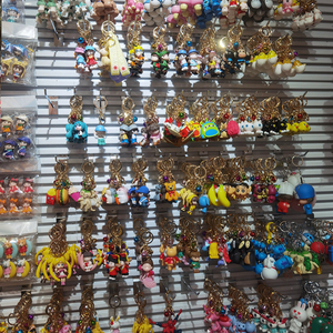 Phim hoạt hình mềm 3D PVC cao su Anime Xe móc chìa khóa Túi đồ chơi sang trọng Búp bê mặt dây chuyền Keychain Phụ Kiện Vòng chìa khóa - Product Image 3