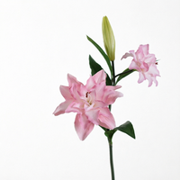 Bouquet de fleurs artificielles en soie, effet naturel, fait main, vente en gros, décoration murale pour mariage et Saint-Valentin, en vrac