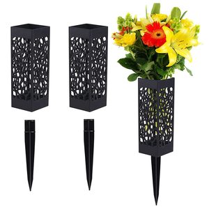 Cesta <span class=keywords><strong>de</strong></span> <span class=keywords><strong>flores</strong></span> hueca para jardín, patio exterior, césped, ceremonia <span class=keywords><strong>de</strong></span> limpieza <span class=keywords><strong>de</strong></span> <span class=keywords><strong>tumbas</strong></span>, culto a los antepasados, cementerio, cesta para arreglos florales - Product Image 3