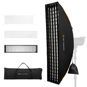 K&F Concept - Softbox de Estudio de Apertura Rápida con Montura Bowens de <span class=keywords><strong>Cuatro</strong></span> Esquinas, 30*120CM/60*90CM, para Fotografía de Retratos - Product Image 1
