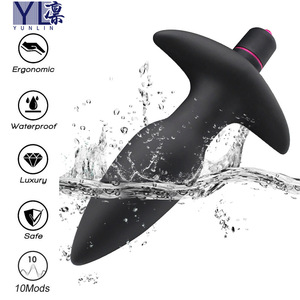 مجموعة سدادات شرجية هزازة من السيليكون سهلة التنظيف ومحمولة، لعبة عاطفية من المورد - Product Image 4