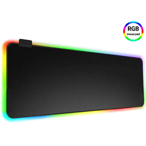 Alas Mouse Sublimasi Gratis, Ergonomis untuk Gaming Komputer, Ukuran XXL Besar, Alas Meja RGB, Cetak Kustom, Alas Mouse Hitam - Product Image 5