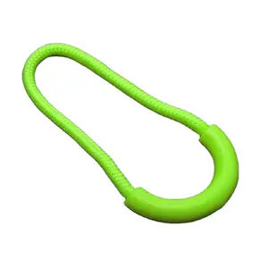 Custom Zipper Pulls Replacement For Clothing Bag Silicone Zip Puller With Logo Zipper Slider String