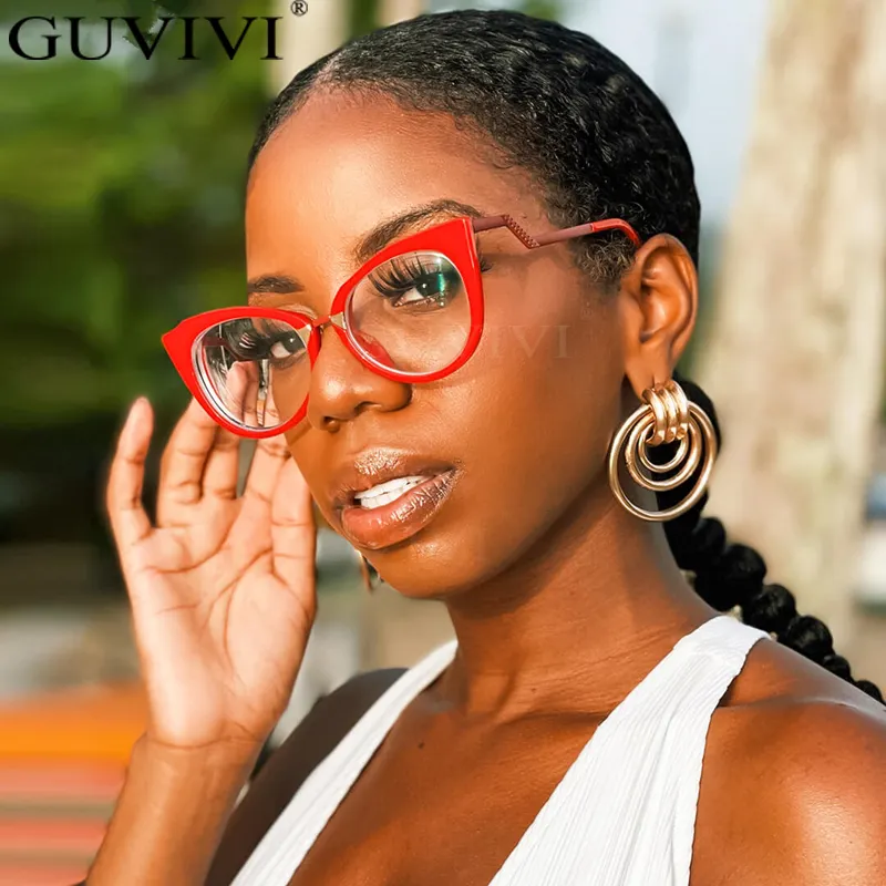 Trends Cat Eye Optical Glasses Frames Women Men Luxury Computer Glasses Spectacles Clear Lens Eyewear