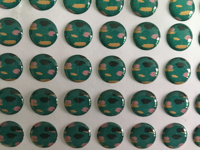 Autocollant dôme transparent personnalisé étiquette de logo 3D PU autocollants bombés en résine époxy