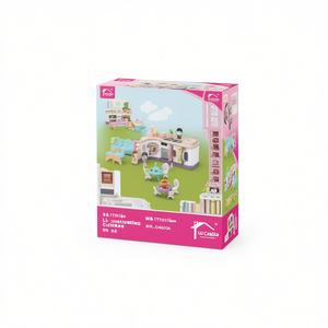 W Calla Kitchen Set Plastic DIY Single Story Villa For Girls Age 5 To 7 Years - Product Image 1