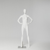 Mannequin féminin complet pas cher avec tête, original européen, pour vitrine, pose debout