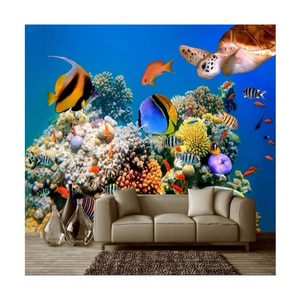 <span class=keywords><strong>Aquarium</strong></span> Peintures Murales et <span class=keywords><strong>Aquarium</strong></span> Scène Fond D'écran D'impression - Product Image 1