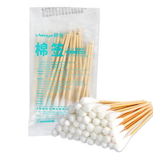 Coton-tiges médicaux Chenye 10 cm, bâtonnets en bambou jetables pour le nettoyage des oreilles, usage domestique - Product Image 1