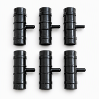 Accessoires pour kits de serres : pinces/colliers de fixation noirs pour film plastique de serre, pour l'installation de film.