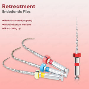 Набор эндодонтических файлов для корневых каналов, 6 шт., ротационные, термоактивные, из NiTi сплава, для использования с эндомотором - Product Image 1
