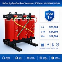 Transformateur de distribution à résine coulée, type sec, à faible perte, haute fréquence 50Hz, 50kVA, 250kVA, 500kVA, 10kV monophasé 400V, ignifuge