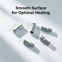 Cylindre analogique en argent pour laboratoire dentaire OEM, compatible avec les modèles de couronnes et bridges, pour moulage en alliage de titane Nobel RP, Dentium, Osstem, ITI