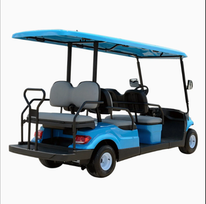 High Quality 6 Seats Electric Passenger <b>Golf</b> Cart with CE Certificate Lithium Battery 4 Wheels 300kg Load Capacity 24km/h - Product Image 4