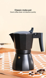 Cafetera Clásica de Cocina, Cafetera Moka de Aleación de Aluminio para Preparar Café Italiano y Cubano - Product Image 5