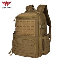 YAKEDA Sac à dos Molle découpé en laser Sac à dos tactique personnalisé étanche en plein air Voyage Camping Randonnée Sac d'entraînement Sac à dos tactique Molle