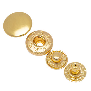 Boutons-pression Juxin 15 mm en laiton, boutons métalliques dissimulés pour vêtements et sacs - Product Image 3