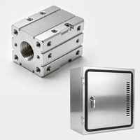 Composants de précision en alliage d'aluminium usinés CNC sur mesure, fraisage, tournage, fabrication pour équipements industriels, pièces métalliques