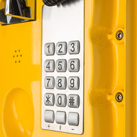 Fournisseur Téléphone d'urgence d'extérieur analogique VoIP industriel résistant aux intempéries à bord