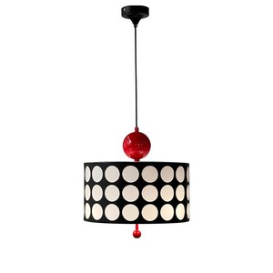 Lámpara colgante vintage con diseño de lunares, redonda, E27, LED, de una sola cabeza, para dormitorio, sala de estar, decoración del hogar - Product Image 4