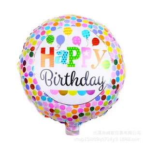 Thiết kế mới 18 inch Vòng lá Helium bóng bay của chúc mừng sinh nhật cho bữa tiệc sinh nhật và em bé tắm trang trí nguồn cung cấp