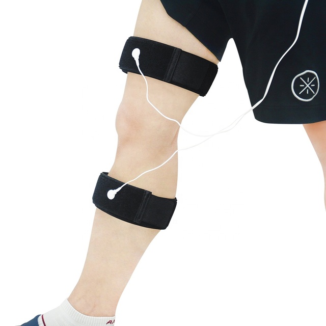 KM422 Tens Ems Stimulator Electrode Conductive SBR+Weave Knee Wrist Sleeve Pads CE Certified Compatible Most Tens Ems Machine