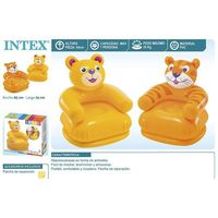 Chaise gonflable en PVC Intex en forme d'animal 65x74 cm pour enfants de 2 à 4 ans, flotteur de piscine unisexe