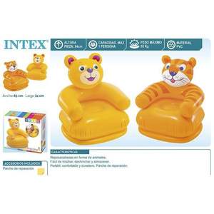 Silla Inflable de Animalitos Intex 65x74 Cm para Niños, Flotador para Piscina - Product Image 3