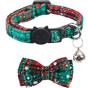 Collar de Perro Personalizado de Lujo en Poliéster, Disfraz de Esmoquin con Corbata de Moño <span class=keywords><strong>para</strong></span> Boda, Diseño a Cuadros Cómodo <span class=keywords><strong>para</strong></span> Todas las Estaciones, Día de San Valentín - Product Image 5