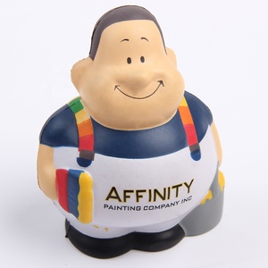 Tùy chỉnh <span class=keywords><strong>PU</strong></span> bọt áp lực bóng chất béo búp bê căng thẳng bóng cao phục hồi mô hình đạo cụ bóp đồ chơi - Product Image 2