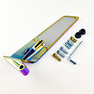 Espejo retrovisor ajustable para motocicleta Qiangye, Universal, para Kawasaki, Yamaha, Suzuki, protección de seguridad colorida - Product Image 3