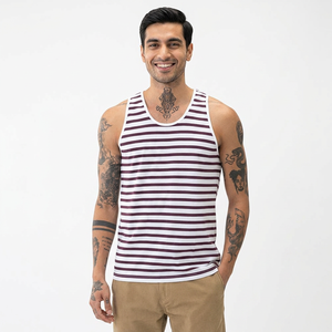 Débardeur de sport pour homme personnalisable à marque privée, en coton respirant, livraison rapide et gratuite, débardeurs de sport décontractés sans manches - Product Image 1