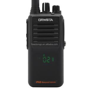 Transceptor Profesional Impermeable CRWSTA GX-760 de 5 Vatios, Walkie Talkie Portátil, Sistema de Intercomunicación Inalámbrico UHF IP6 - Product Image 4
