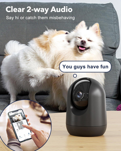 PK326 2K <strong>Camera</strong> for Home Security Indoor Security <strong>Camera</strong> 2.4G/5G WiFi <strong>Wired</strong> <strong>Camera</strong> Ideal for Dog/Elder/Baby Motion Tracking - Product Image 4